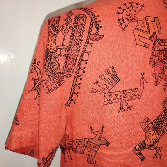 KACHINA LINEN BLOUSE - Picture 3 of 8
